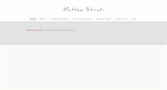 Desktop Screenshot of matteostirati.com